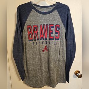 Atlanta Braves Raglan Tee | Small